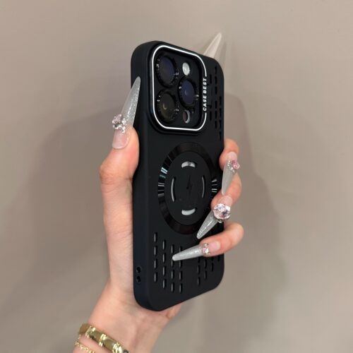 夏季新款冰点透气壳适用苹果16ProMax手机壳新款iPhone15pro/14plus磁吸充电13保护套12简约高级感防摔11男女