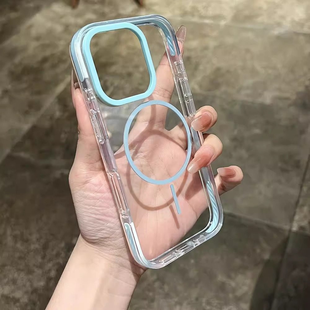 冰晶高透磁吸壳适用iphone16promax手机壳苹果15Pro双色三合一14pm全包防摔ip13简约透明plus男女防滑保护套,3C数码配件,手机保护套/壳,淘宝优惠券,粉丝福利购,淘宝优惠卷