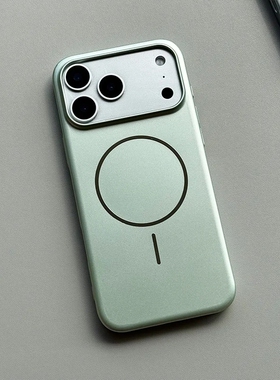 深蓝色哑光金属漆亚克力极简Beats同款细圈磁吸适用苹果17Pro手机壳iPhone16/15plus极简14/13硬12套Air+超薄