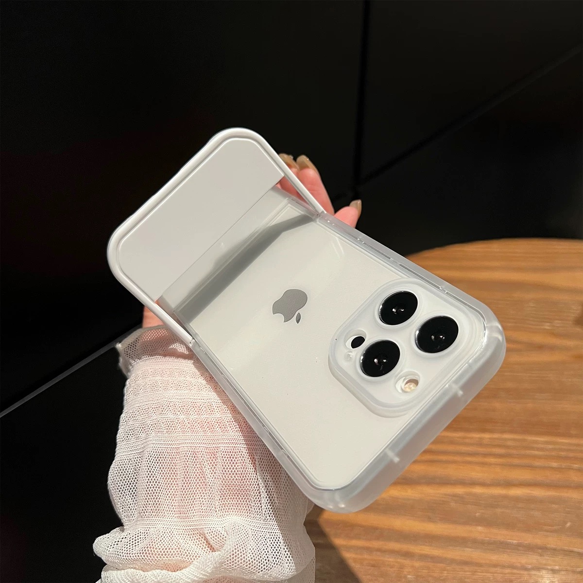 适用苹果14Promax手机壳iPhone13透明12支架套11全包XR简约XS网红-封面