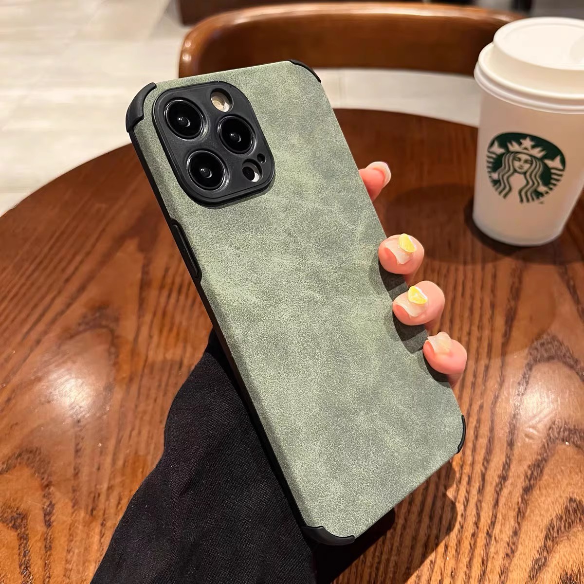 适用苹果13promax手机壳高级感15pro皮质iPhone12新款防尘11磨砂XS小羊皮XR全包X防摔十三pm硅胶软壳14男女款