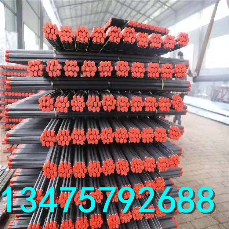 矿用B19钻杆锚索钻杆打爆破孔B22凿岩机配件B19风钻杆 B19风钻杆