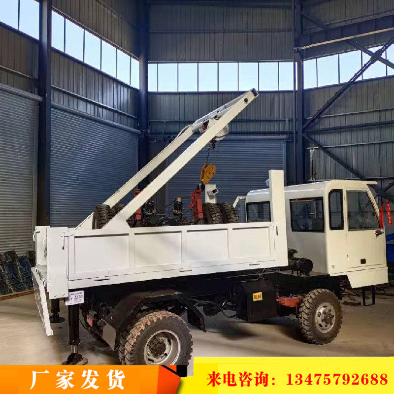 六轮车随车吊 山东拉棺材送葬车龙门吊 民间土葬吊大型棺木下葬车