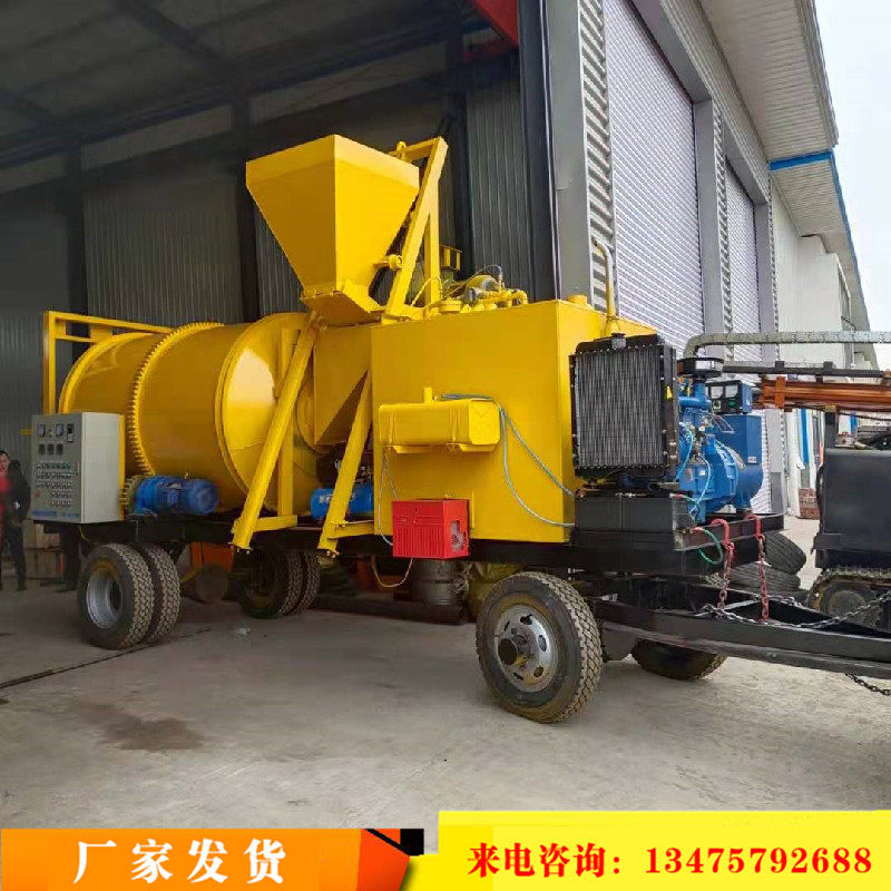 固定式混合料拌和机 坑洼路面抢修沥青搅拌车 44万大卡燃烧器