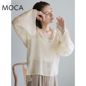 扣哥透视细带设计日系长袖 SELECTMOCA 上衣日本直邮30001259