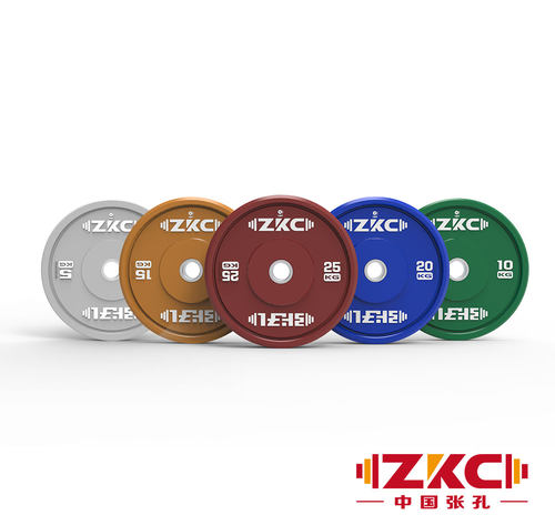 ZKC张孔-CR-KG彩色全胶杠铃片