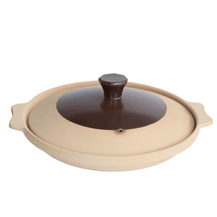 炖工房煎锅浅锅煤气灶土陶砂锅明火煎饼煎牛排鸡蛋平底锅非不粘锅