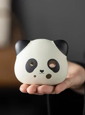 新款六孔陶笛可爱熊猫6孔AC中音C调卡通陶笛初学