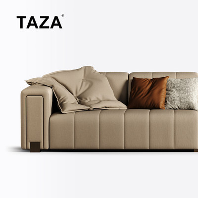 TAZA意式轻奢真皮沙发
