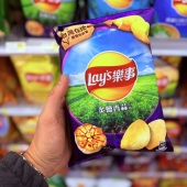 金标限定 炙盐香蒜名古屋手羽先膨化薯片 乐事711台湾春季