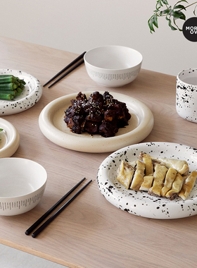 Moreover原创北欧餐盘套装陶瓷西餐盘甜品盘高颜值餐具ins早餐盘