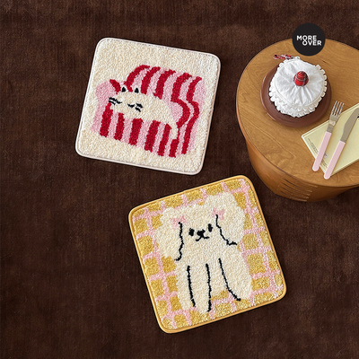 Moreover新乐园日记簇绒椅垫家用沙发垫子四季通用办公室防滑坐垫