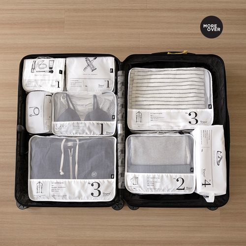 Moreover旅行收纳袋行李箱内衣收纳袋防水洗漱整理包衣物鞋分装袋