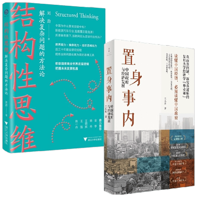 【正版书籍】置身事内+结构性思维 兰小欢 著 商业财富