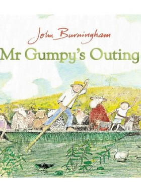 英文原版 Mr Gumpys Outing 和甘伯伯去游河