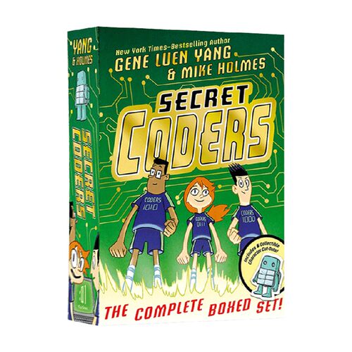 【正版书籍】英文原版Secret Coders 秘密编程者
