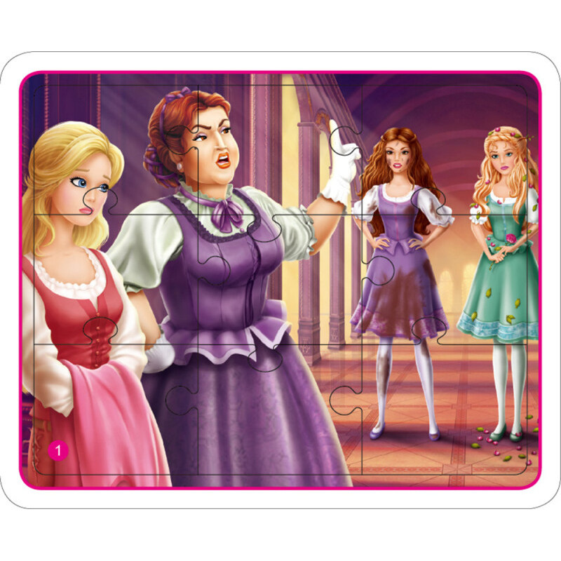 【正版书籍】芭比拼图公主故事 3-6岁 美国美泰公司 著 手工游戏