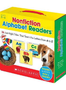 英文原版 NONFICTION ALPHABET READE 学乐字母启蒙认知