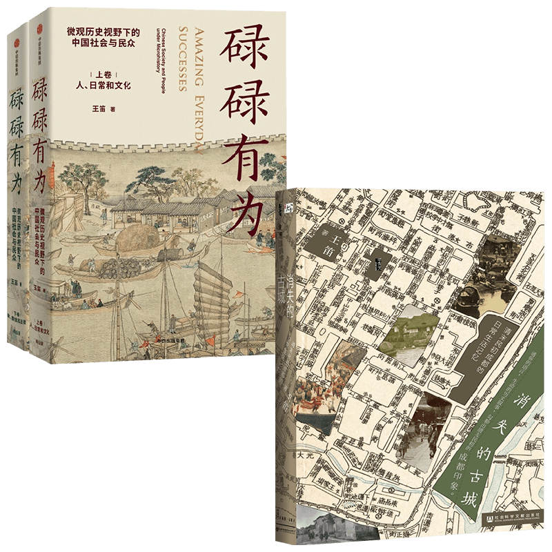 【正版书籍】 碌碌有为+消失的古城 套装2册 王笛 著 历史