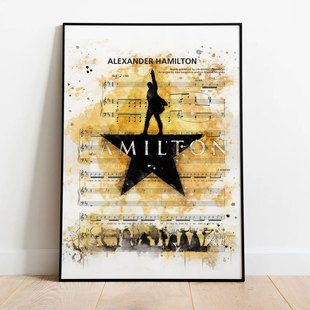 汉密尔顿音乐剧海报 Hamilton百老汇歌剧装饰画挂画