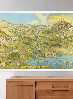 Jaro Hess-The Land of the New Testament玄关装饰画客厅挂画