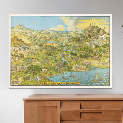 Jaro Hess-The Land of the New Testament玄关装饰画客厅挂画