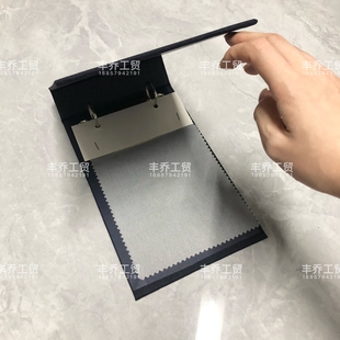 墙布壁纸样本册面料活页夹纺织样品册布料色卡册空白样卡本子