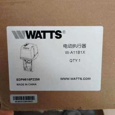 议价沃茨电动执行器型号W-A11B1X图片，库存5个议价