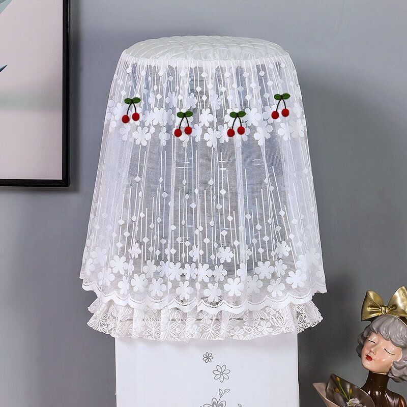 饮水机套蕾丝布艺饮水机防尘罩现代简约饮水机罩水桶套罩子18.9升