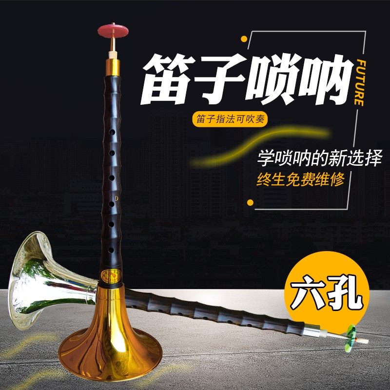 六孔唢呐笛子指法好吹精品工艺笛子爱好者的福音送大礼包