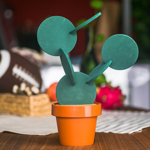 创意仙人掌防滑杯垫隔热茶垫DIY家居餐具咖啡杯托隔热杯垫