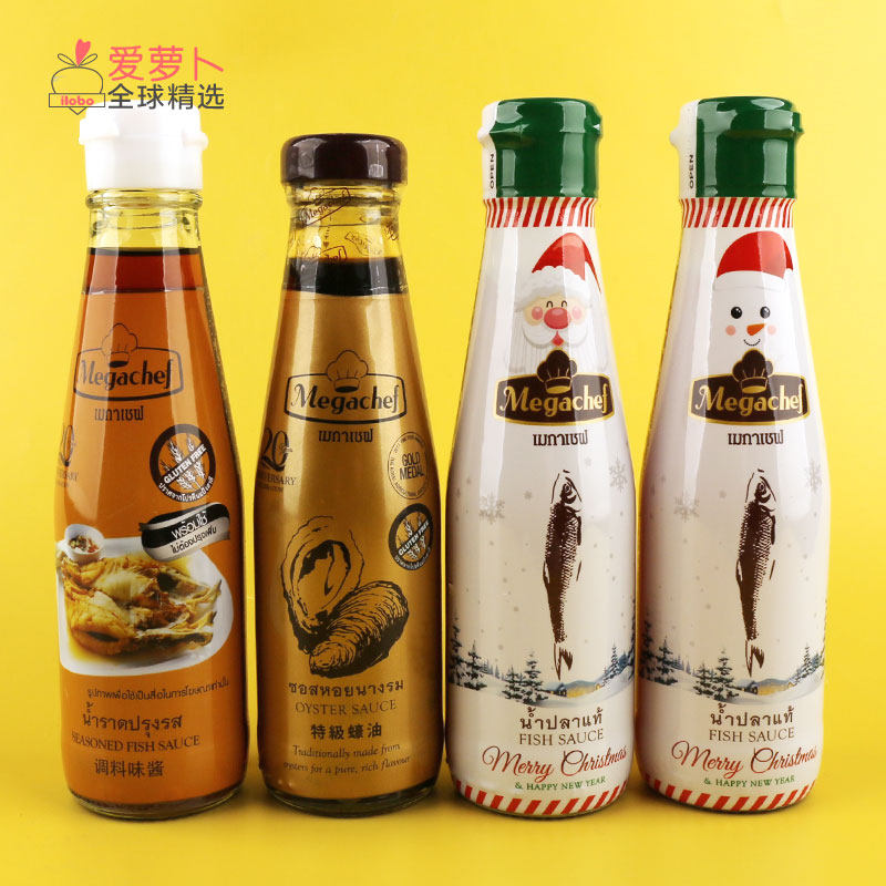 Megachef 海鲜料理调味酱汁特级蚝油纯真鱼露