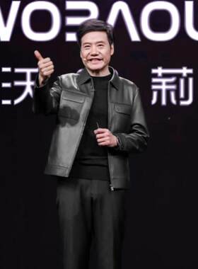 真皮皮衣绵羊内皮男26新款加0厚2羽绒服2503里商务夹克雷军同款外