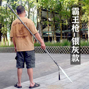 楚霸王枪十八般武器龙胆亮银枪三国冷兵器户外武术锻炼防身未开刃