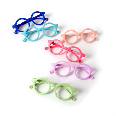儿童眼镜框无镜片可爱装饰眼镜