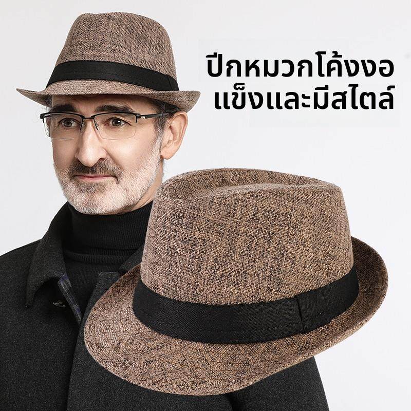 上海滩绅士礼帽春秋英伦覆古卷边爸爸帽子中老年人爷爷老头爵士帽