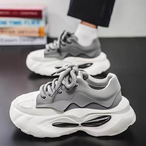 潮牌男鞋2025夏季新款欧洲站百搭厚底增高气垫底百搭舒适老爹潮鞋