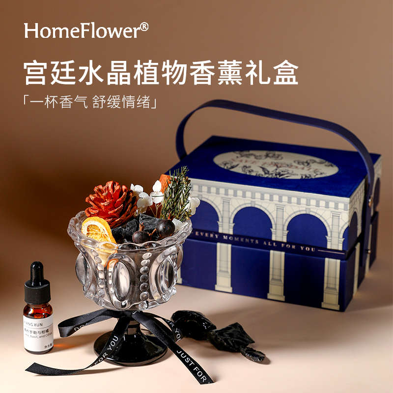 复古香薰水晶宫廷杯礼盒