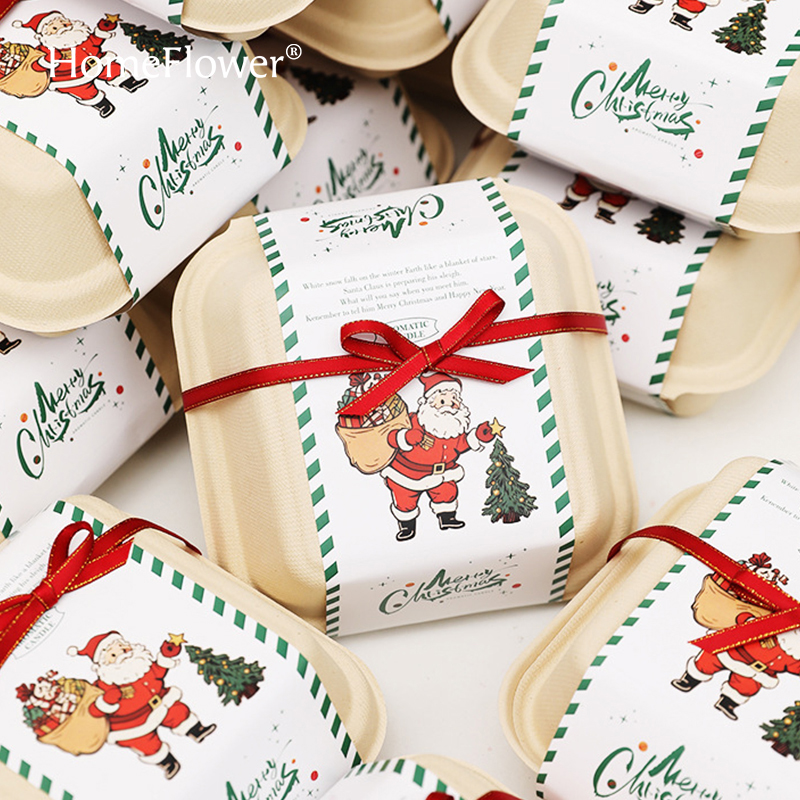 圣诞节日手工香薰蜡烛礼盒