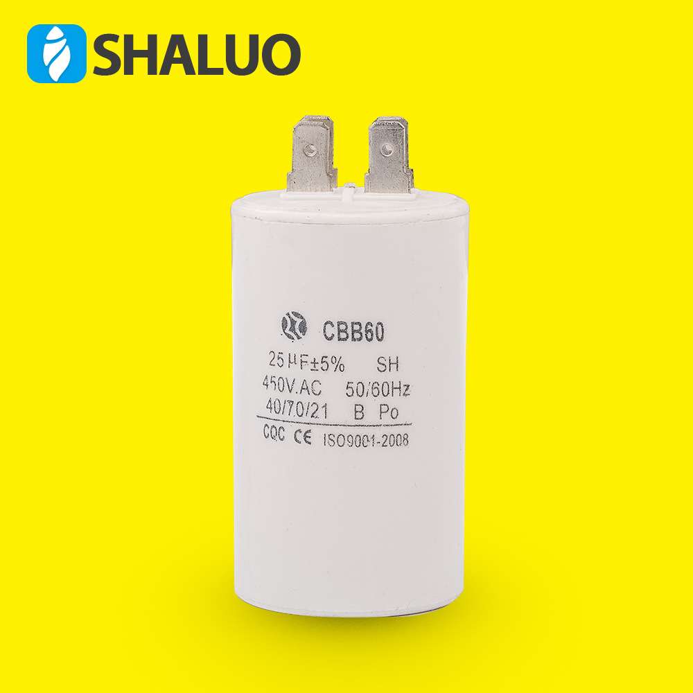 25UF 450VAC CBB60启动电容器汽油发电机配件25μF/洗衣机电容