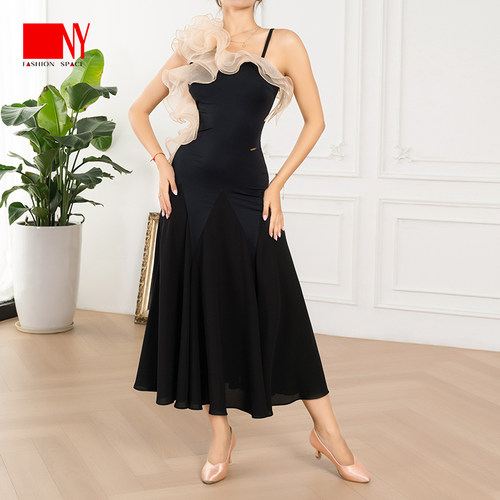 NY纳艺舞蹈服吊带连衣裙女士舞裙