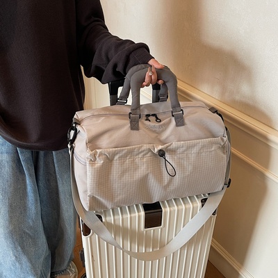 干湿分离女大容量旅行包轻便出行户外收纳包短途出差待产包旅游包