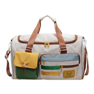 大容量短途旅行学生可爱旅游包手提包女收纳袋轻便外出行李袋健身