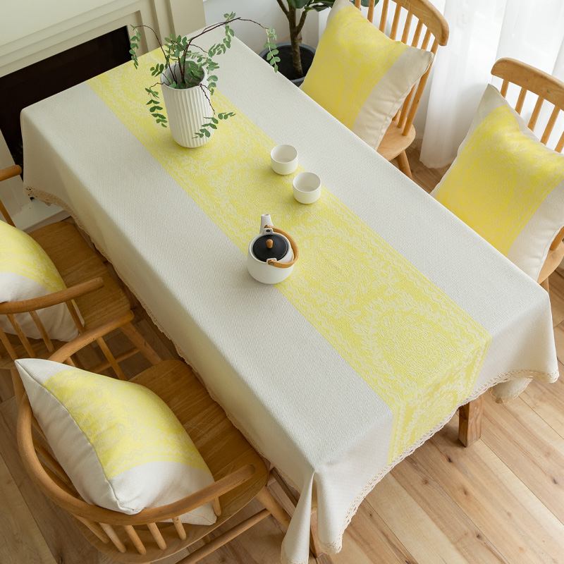 桌布餐桌布台布茶几布艺棉麻亚麻长方形北欧风简约文艺轻奢高级感