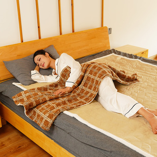 日本morita森田电热毯单人宿舍双人双控调温家用安全可水洗电褥子