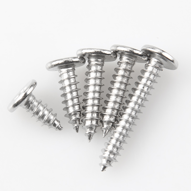 304不锈钢自攻十字螺丝钉扁平头