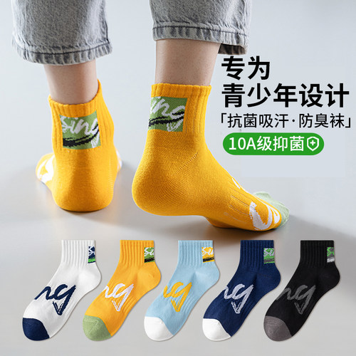 运动防臭春夏男潮流短袜
