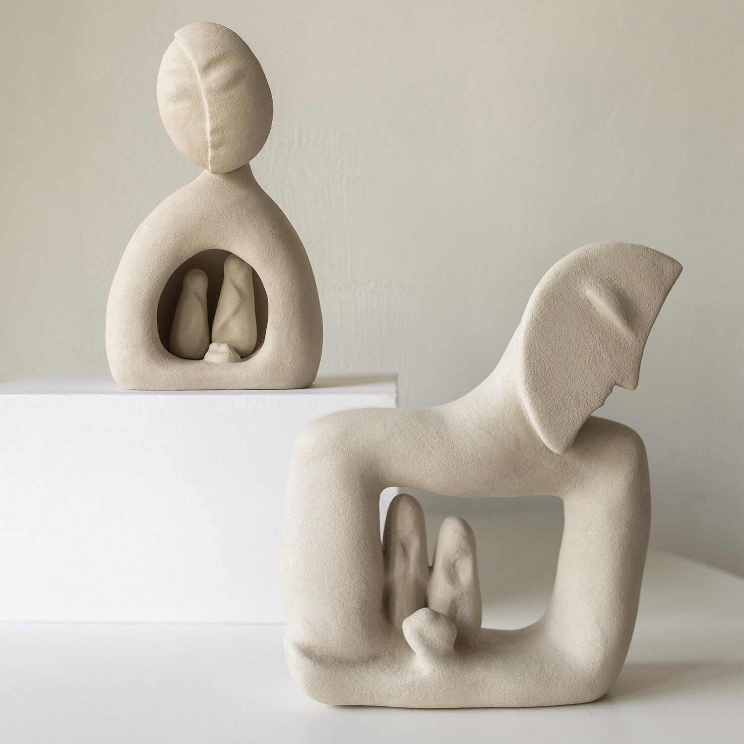 jellypaint原创雕塑《守护者》| 现代简约客厅摆件创意家居饰品