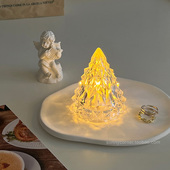 冰山led小夜灯卧室床头睡眠灯桌面氛围灯房间装 饰布置道具小摆件