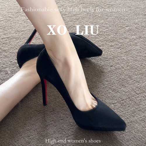 防水台红底高跟鞋女单鞋性感御姐